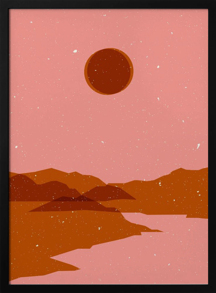 Moon landscape | Poster