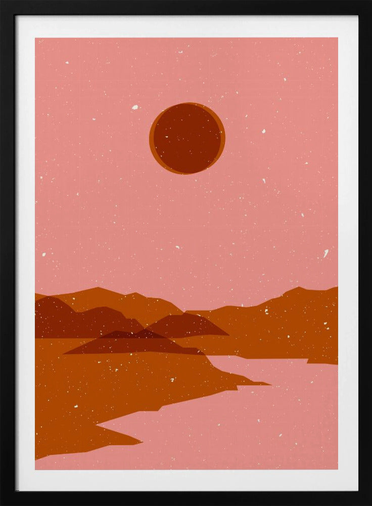 Moon landscape | Poster