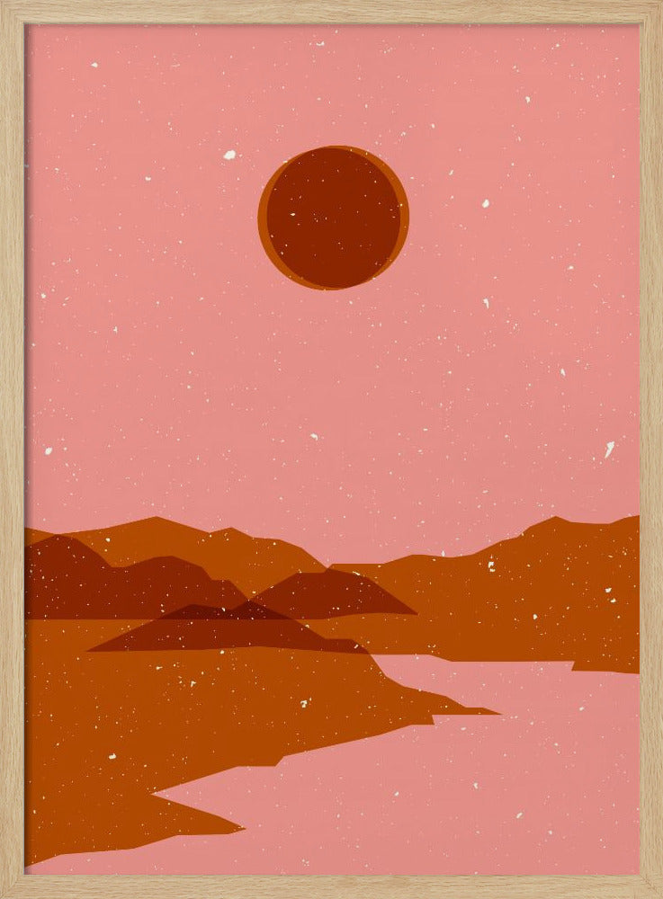 Moon landscape | Poster