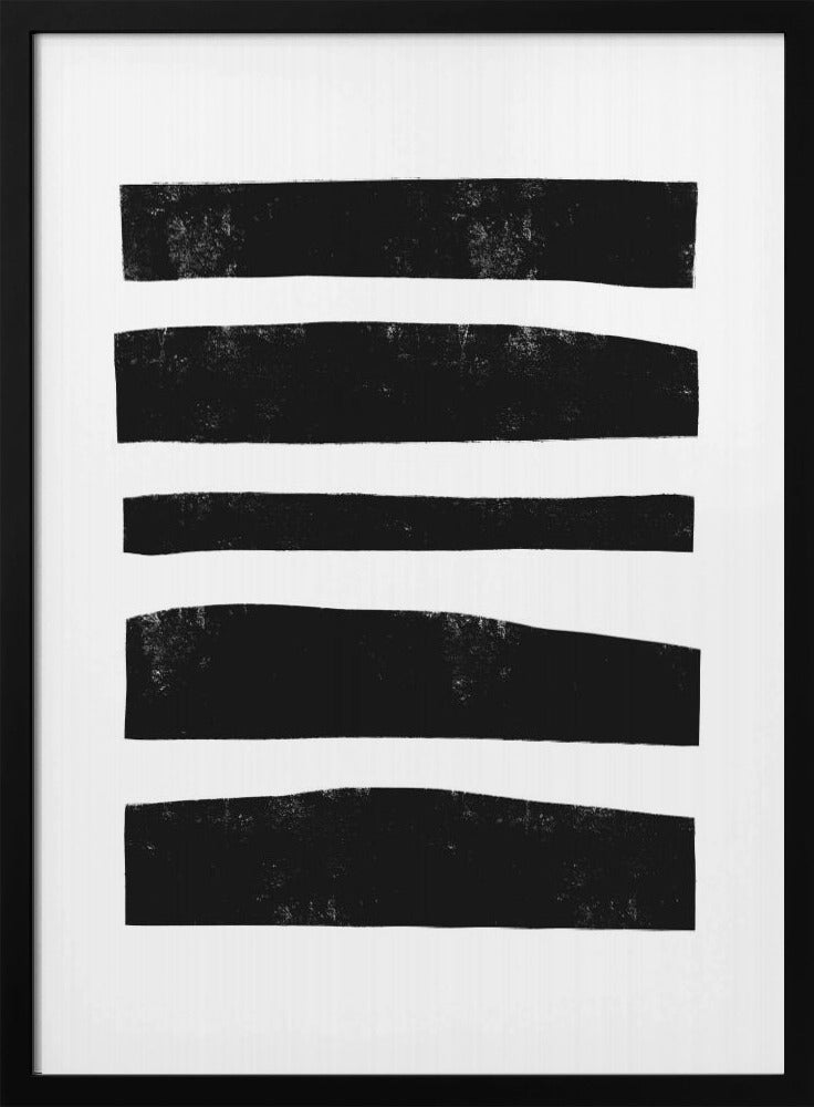 Monochrome Streifen | Poster
