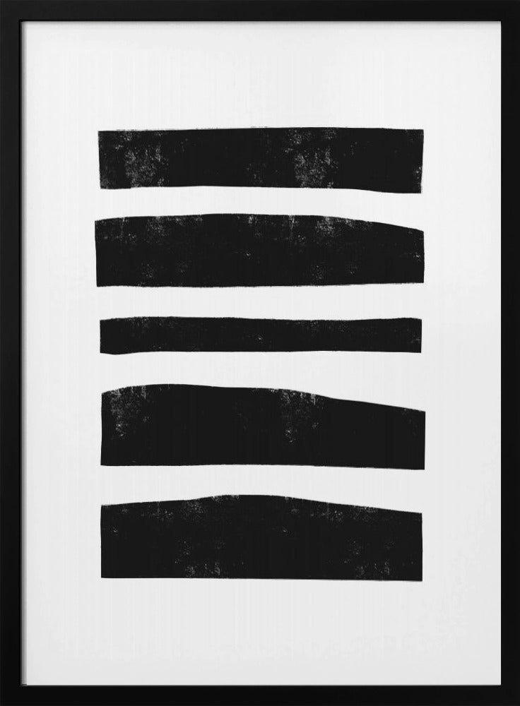 Monochrome Streifen | Poster