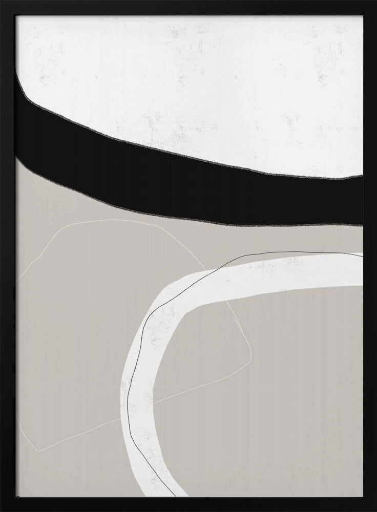 Schwarz-Weiß-Formen | Poster