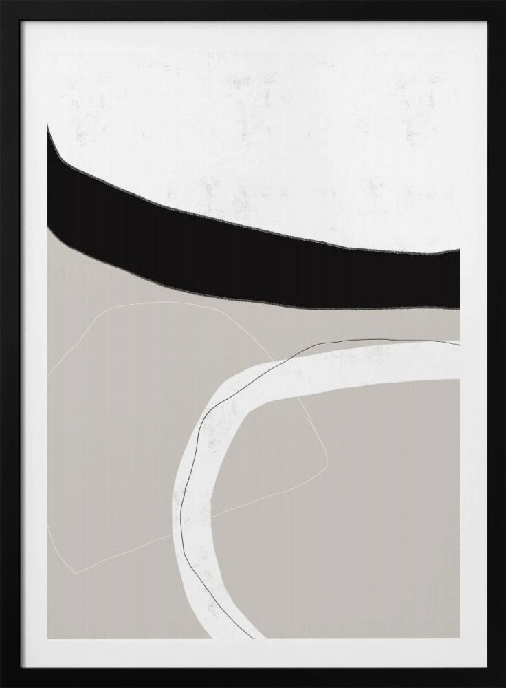 Schwarz-Weiß-Formen | Poster