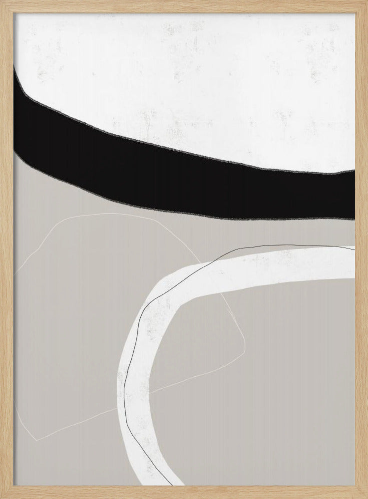 Schwarz-Weiß-Formen | Poster