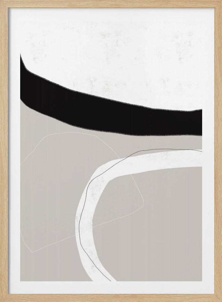 Schwarz-Weiß-Formen | Poster