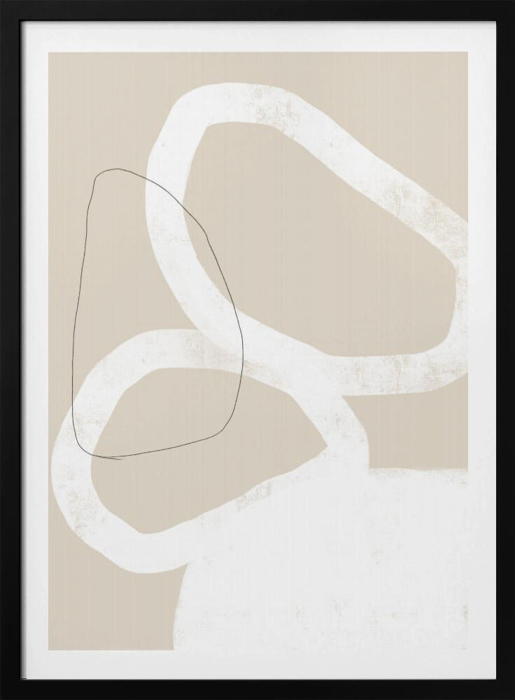 Intertwined Organic Shapes | Poster