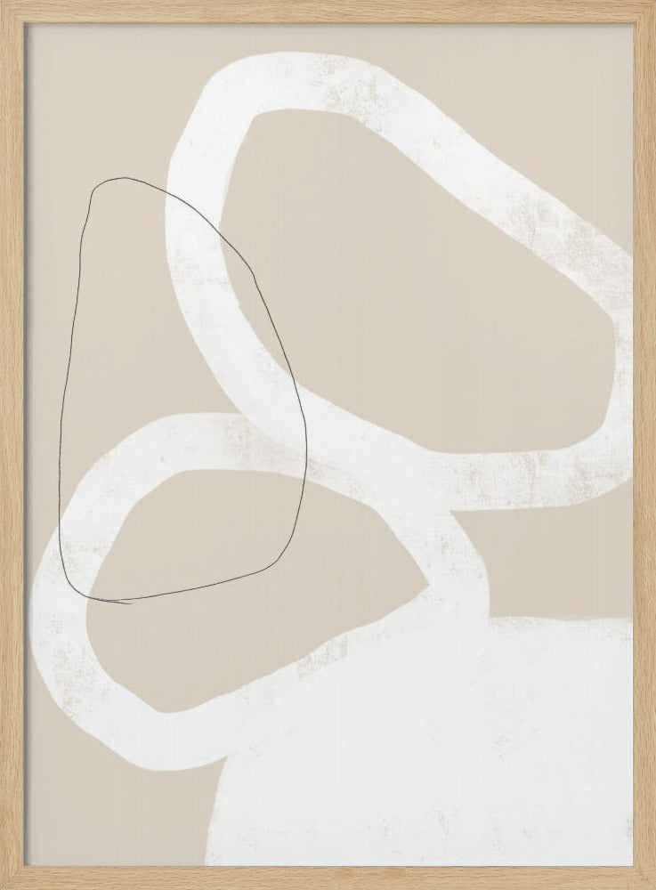 Intertwined Organic Shapes | Poster