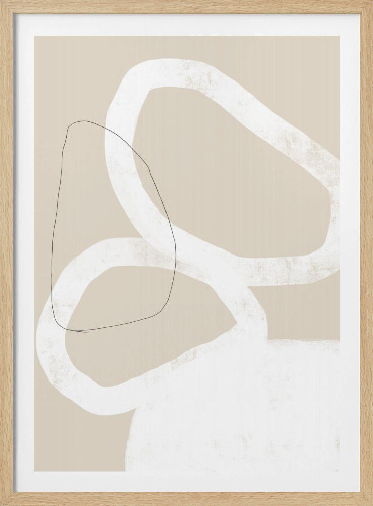 Intertwined Organic Shapes | Poster