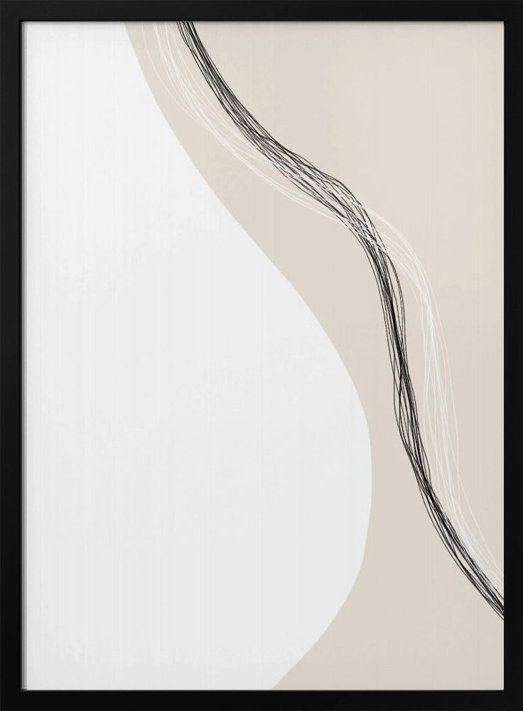 Fließende Linien Harmonie | Poster