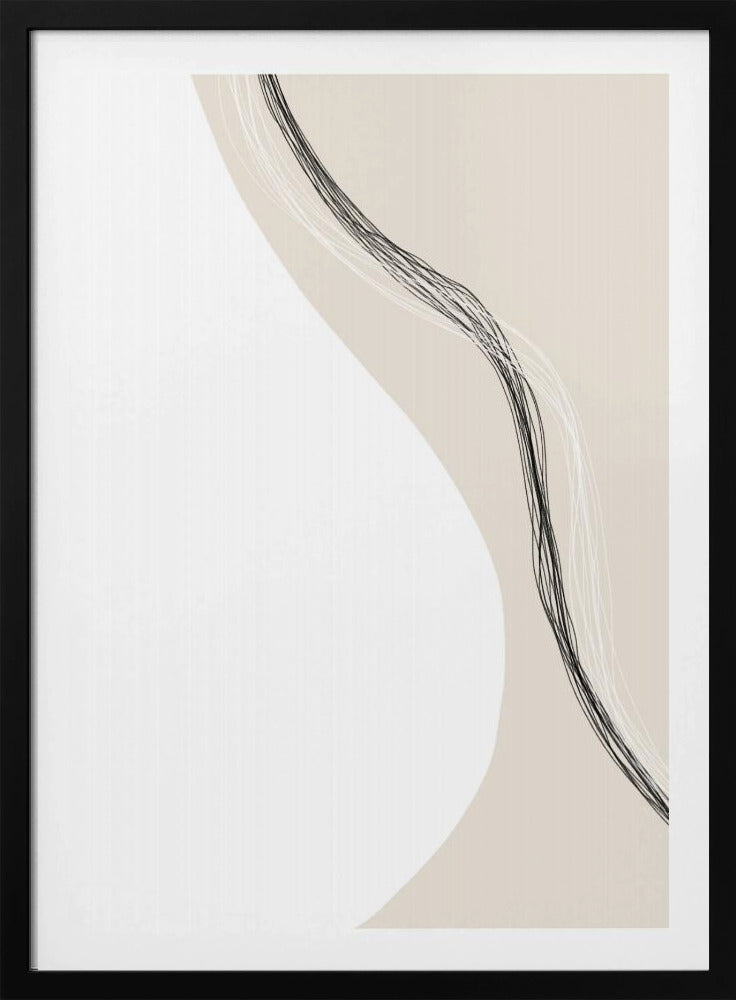 Fließende Linien Harmonie | Poster