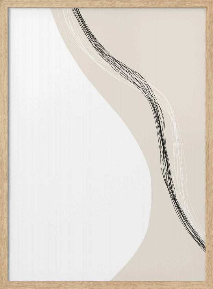 Fließende Linien Harmonie | Poster