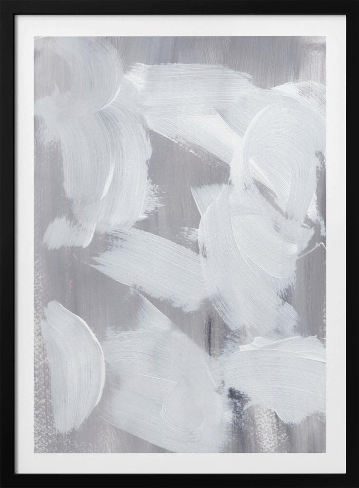 Grau berührt Weiß | Poster