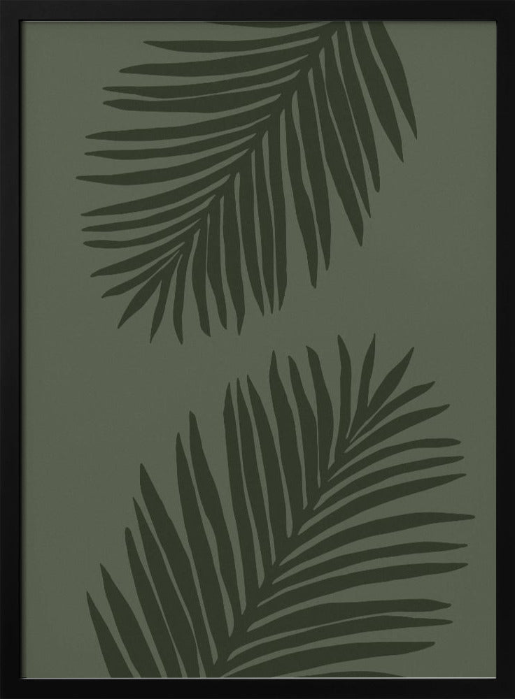 PALMBLATT 05 GANZ GRÜN | Poster