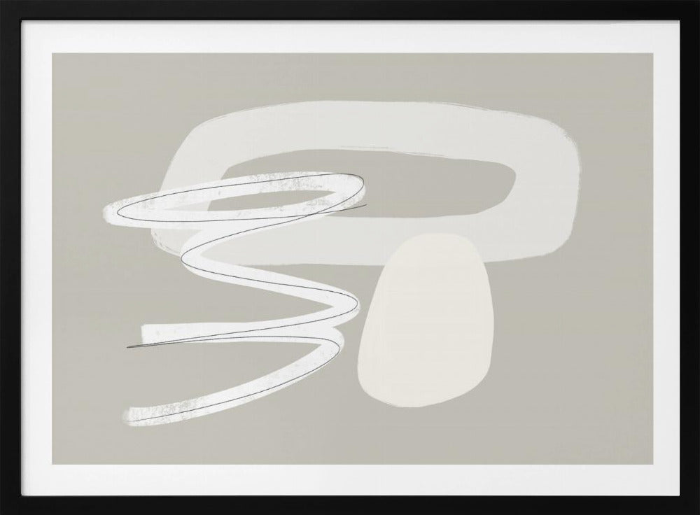 Grau- und Weißtöne | Poster