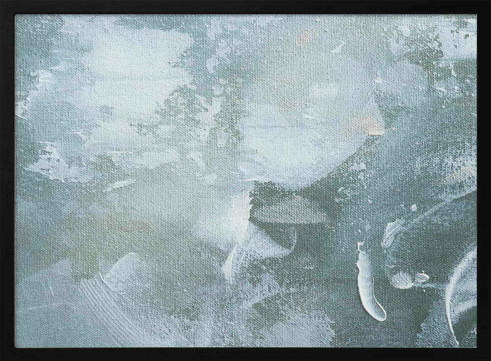 Grünes und weißes Acryl | Poster