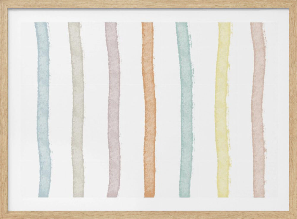 Bunte Linien | Poster