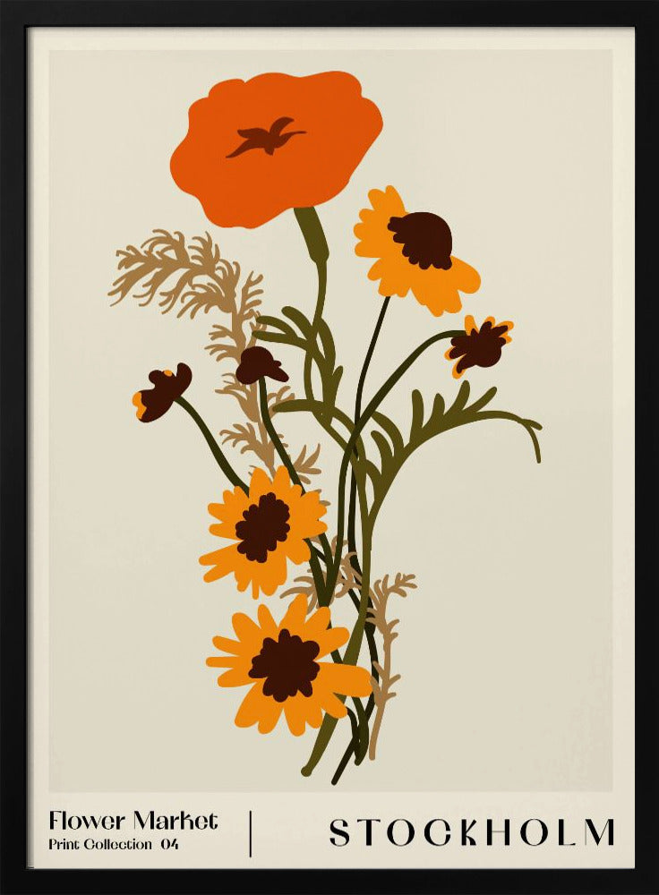 Blumenmarkt. Stockholm | Poster
