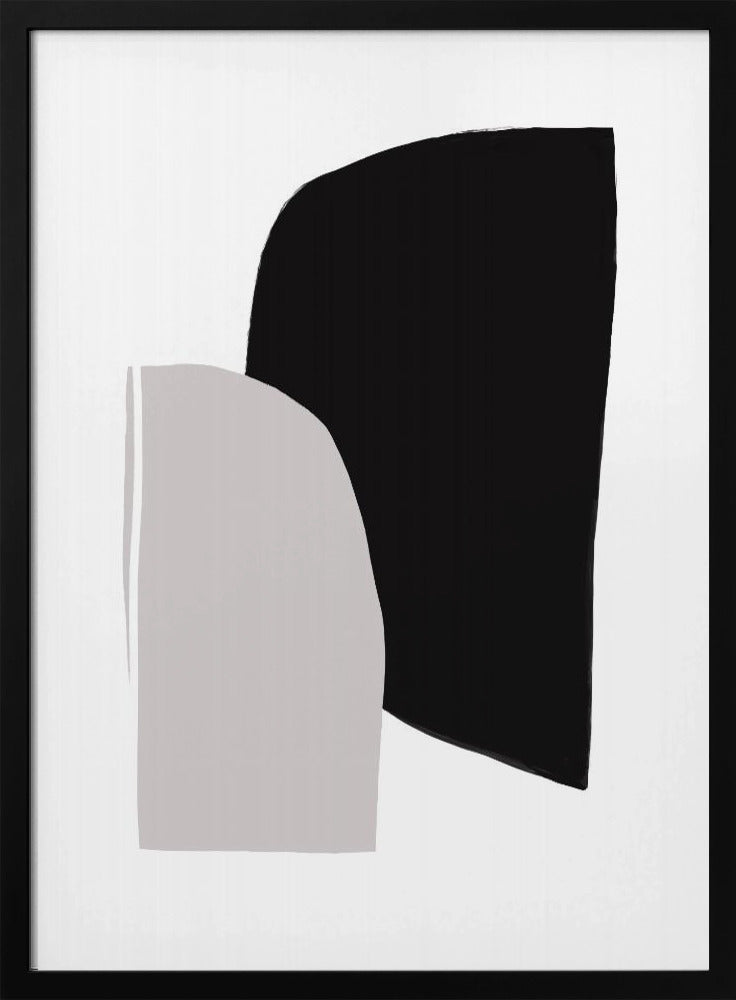 Monochrome Formen | Poster