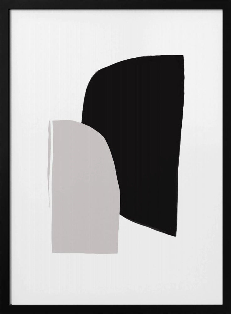 Monochrome Formen | Poster