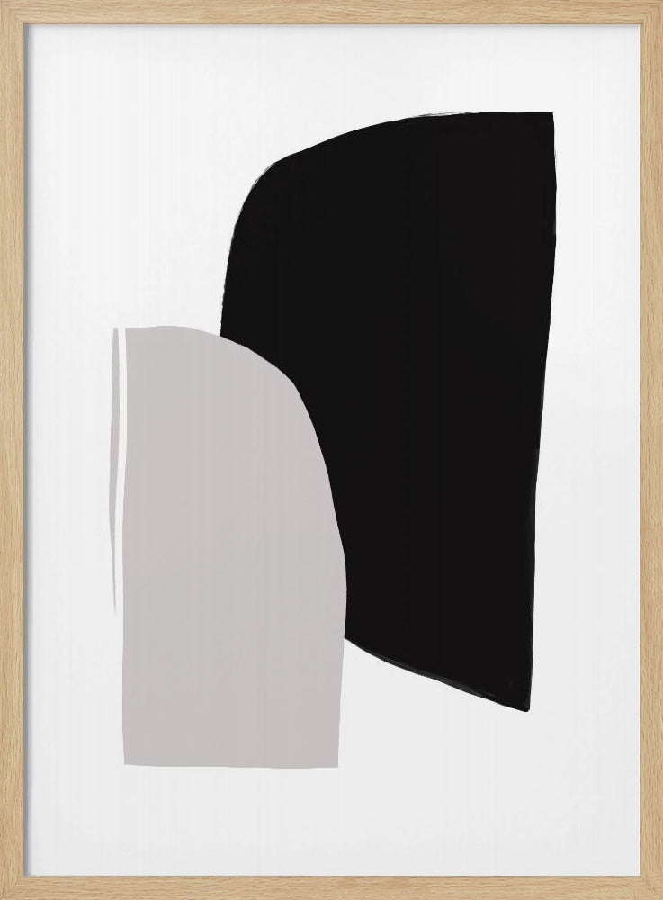 Monochrome Formen | Poster
