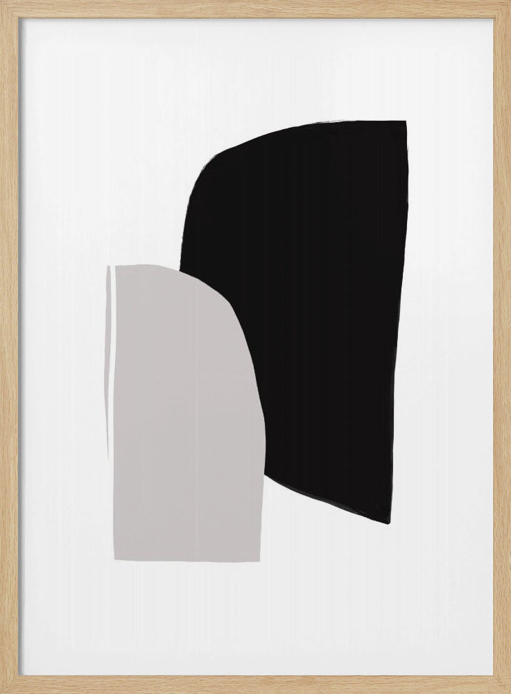 Monochrome Formen | Poster