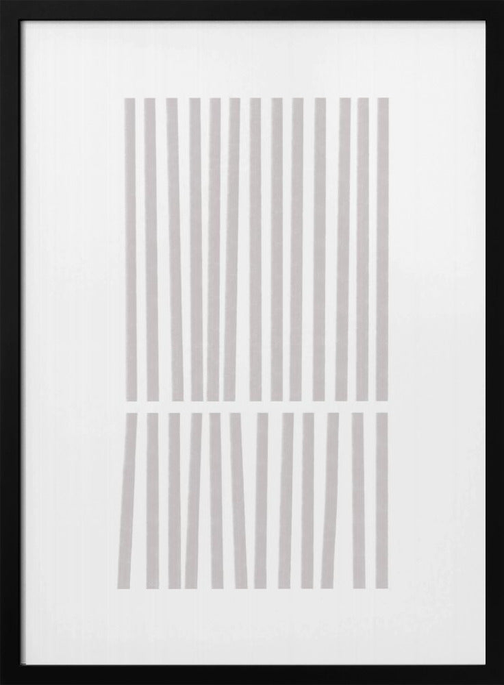Vertikale graue Linien | Poster