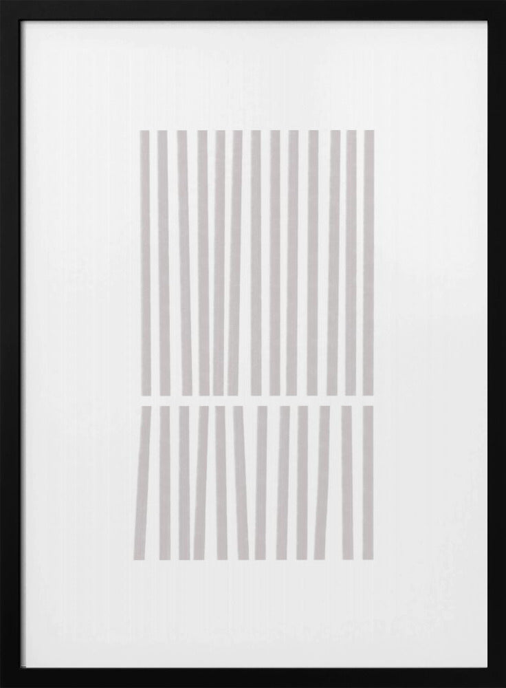 Vertikale graue Linien | Poster