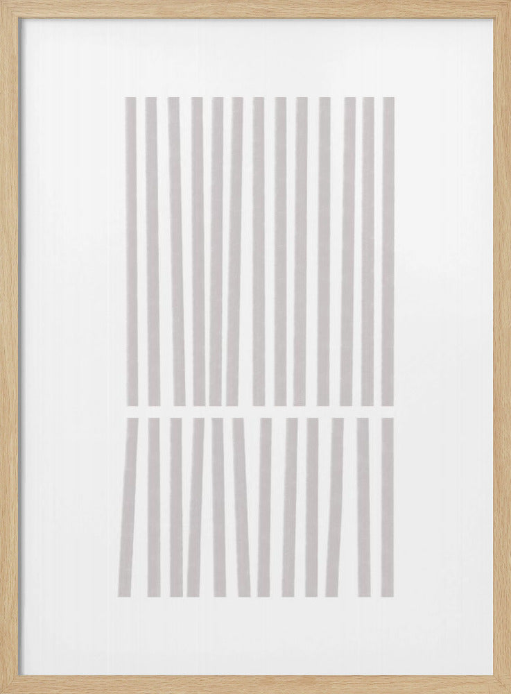 Vertikale graue Linien | Poster