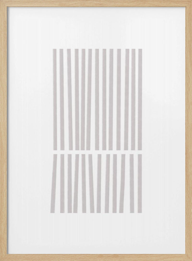 Vertikale graue Linien | Poster