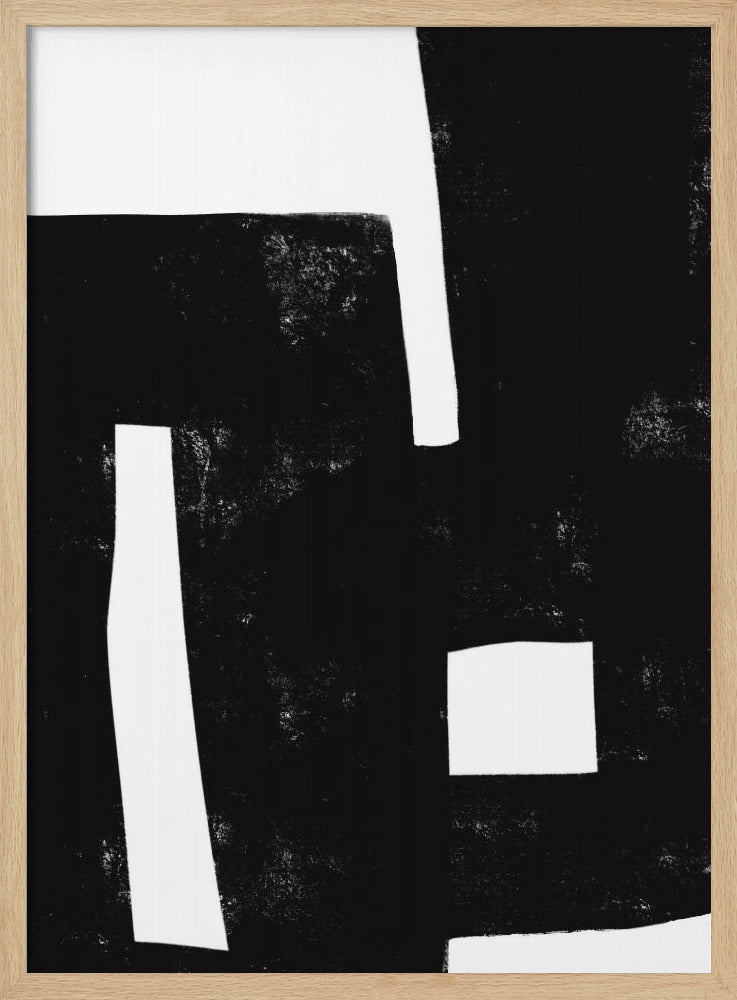 Schwarz-Weiß-Labyrinth | Poster