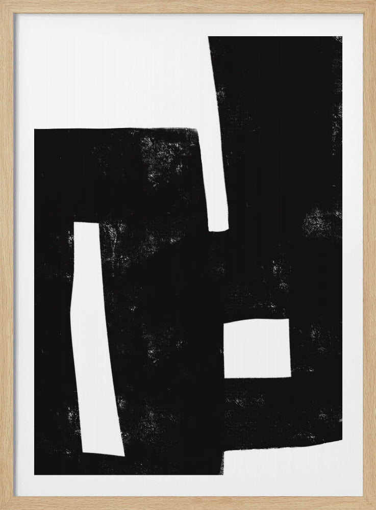 Schwarz-Weiß-Labyrinth | Poster