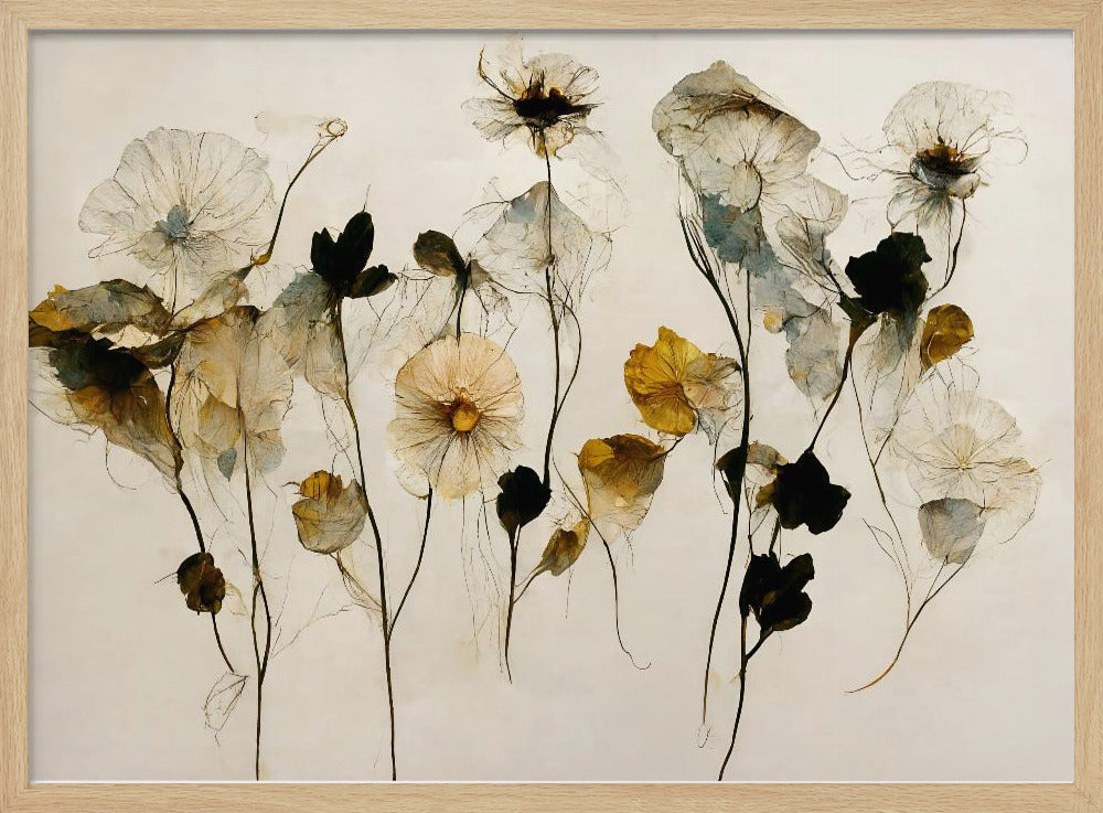 Schöne Trockenblumen | Poster