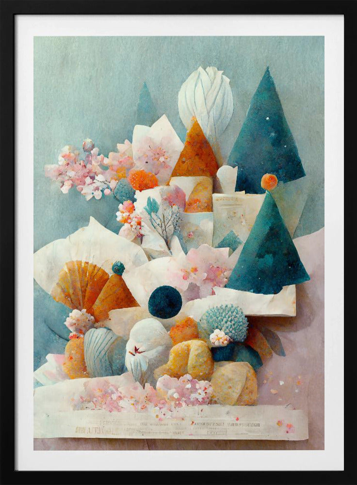 Wunderliche Blütenlandschaft | Poster