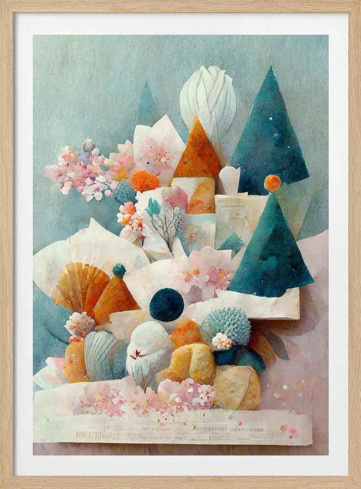 Wunderliche Blütenlandschaft | Poster