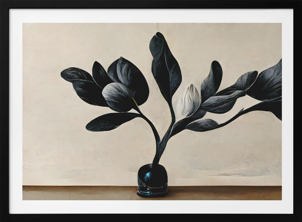 Schwarze Magnolie | Poster