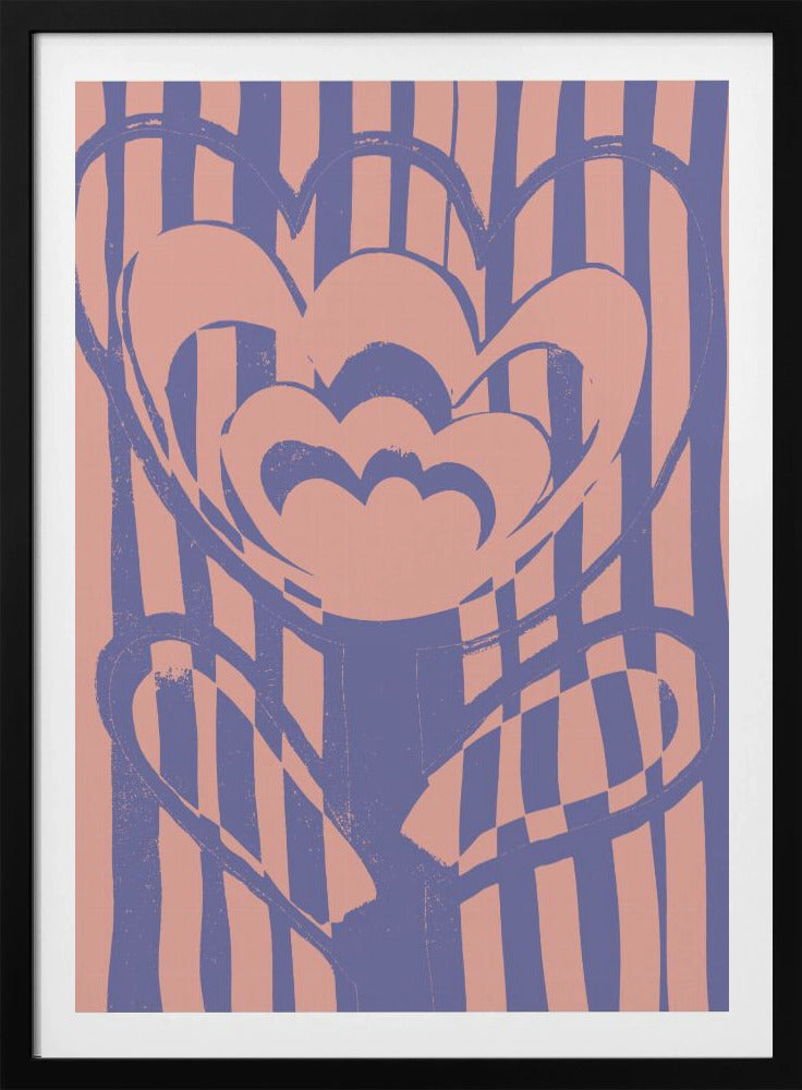 Retro-Blütenexplosion | Poster