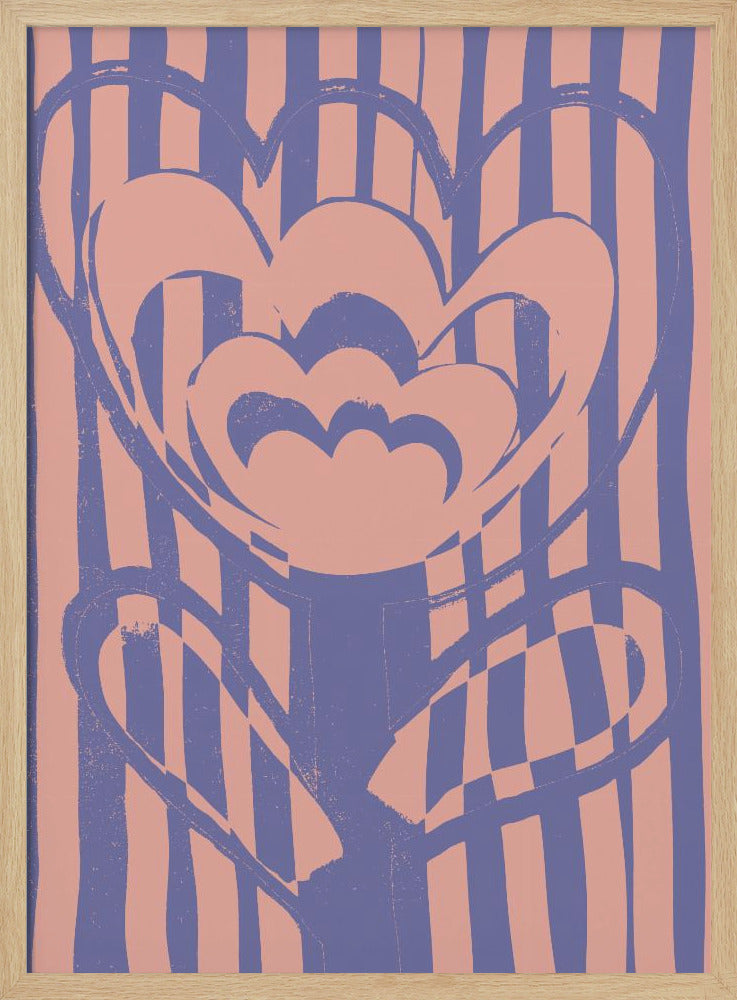 Retro-Blütenexplosion | Poster