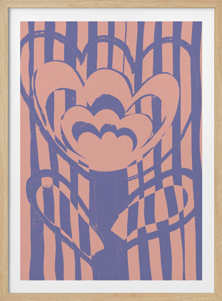 Retro-Blütenexplosion | Poster