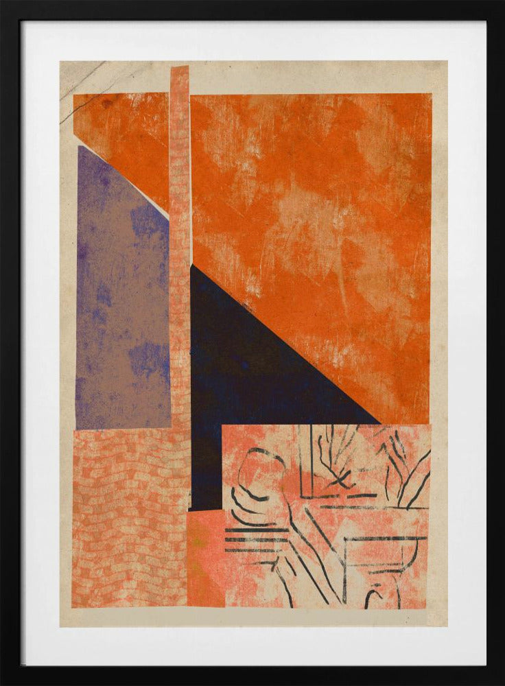 Geometrische Farbtöne | Poster