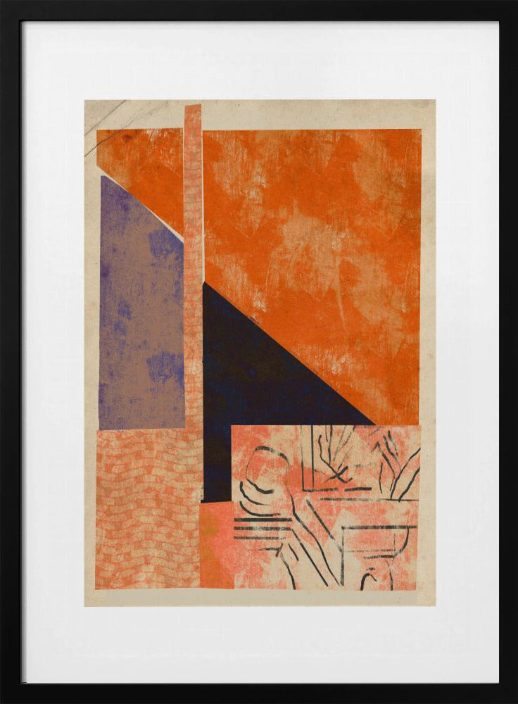 Geometrische Farbtöne | Poster