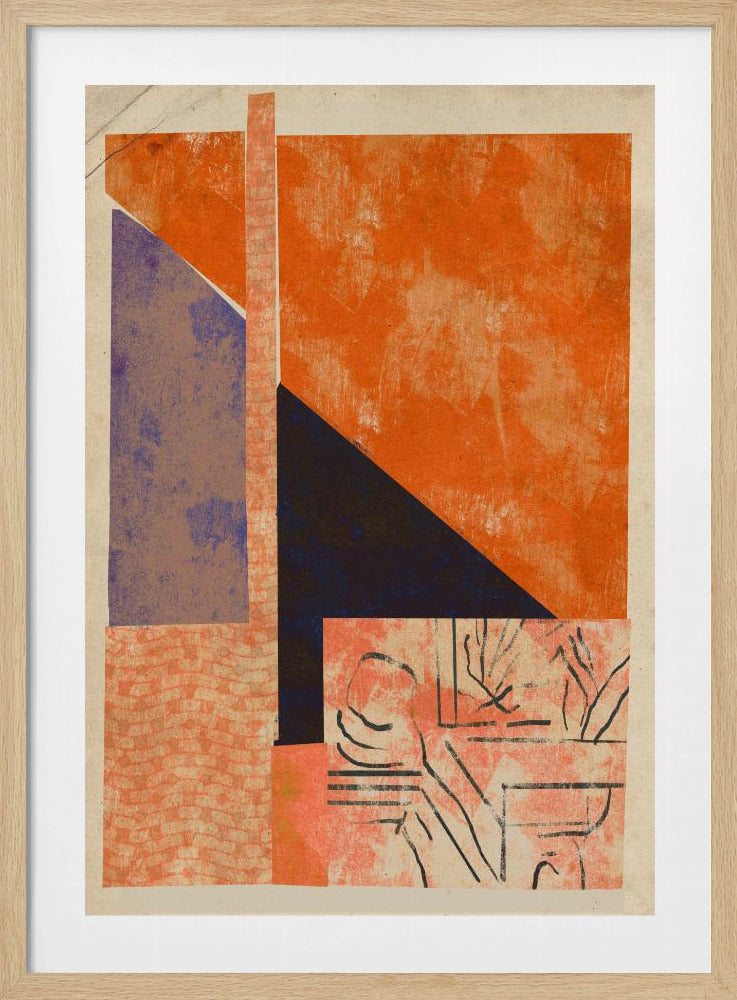 Geometrische Farbtöne | Poster