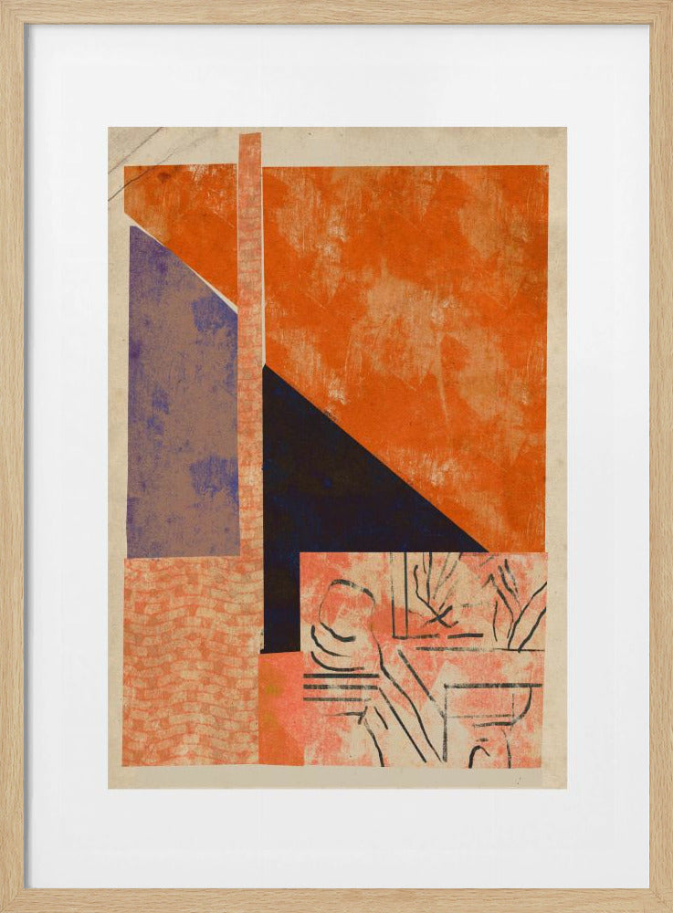 Geometrische Farbtöne | Poster