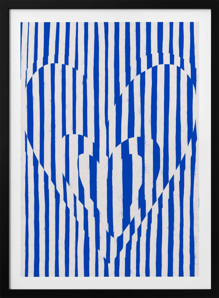 Herzschlag-Streifen | Poster