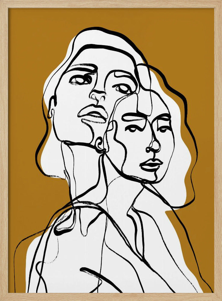 Verwobene Gesichter | Poster