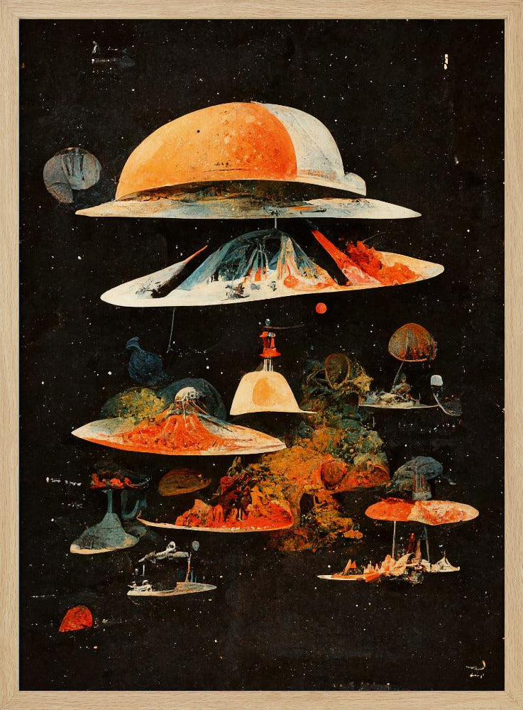 Himmlische Schichten | Poster