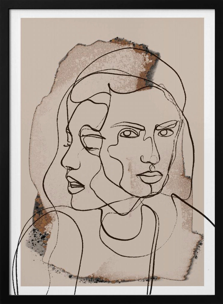Dualität in Linien | Poster