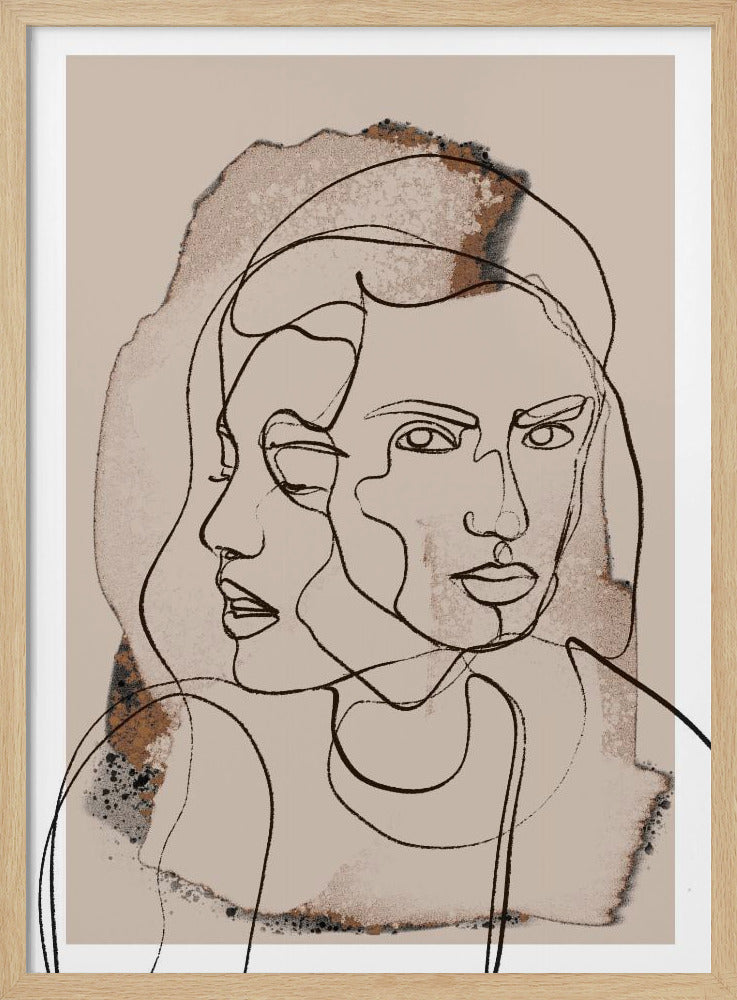 Dualität in Linien | Poster