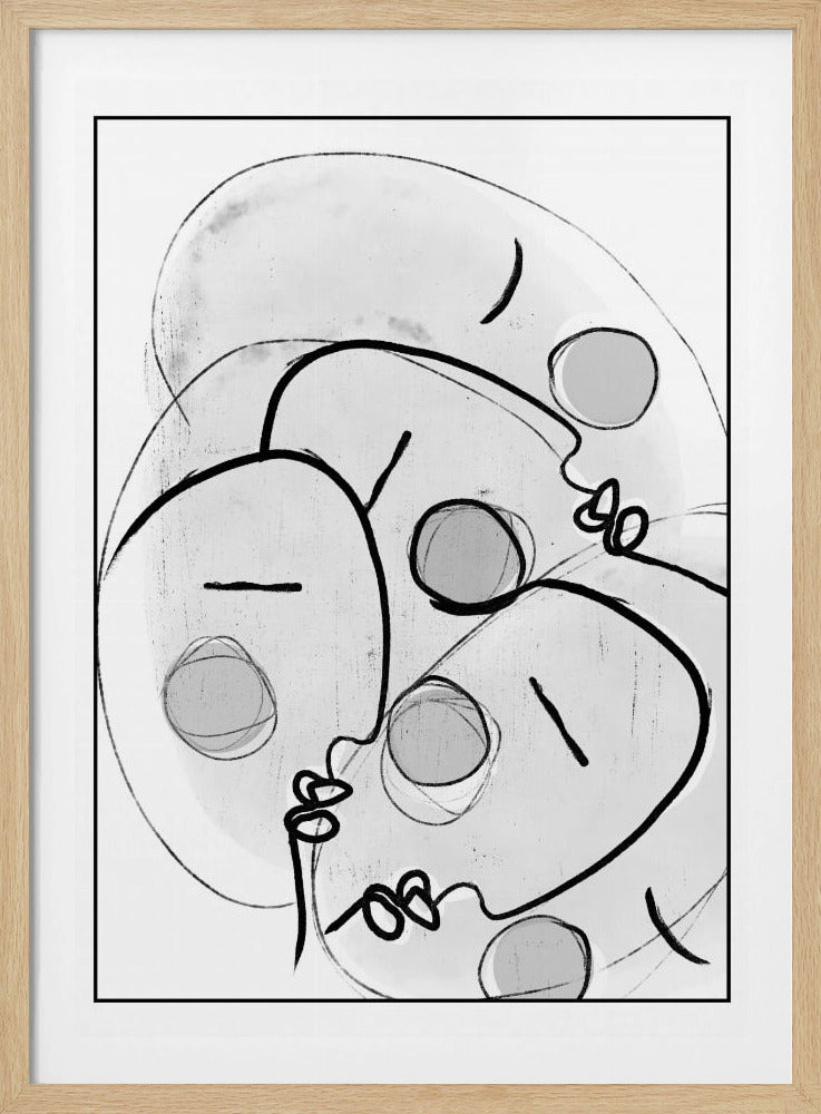 Ätherische Gesichter | Poster
