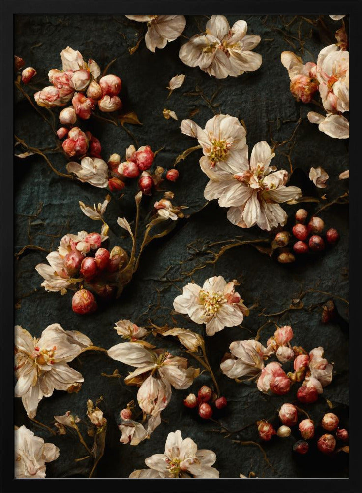 Blütenblätter und Beeren | Poster