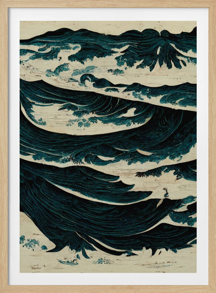 Turbulente Wellen | Poster